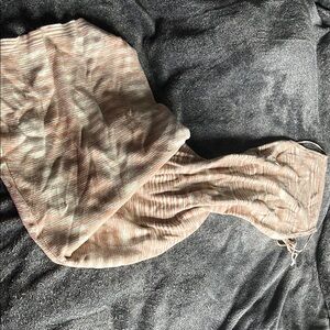 Express Beige and Pink Maxi Dress